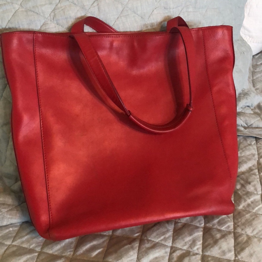 Noonday Red Leather Purse